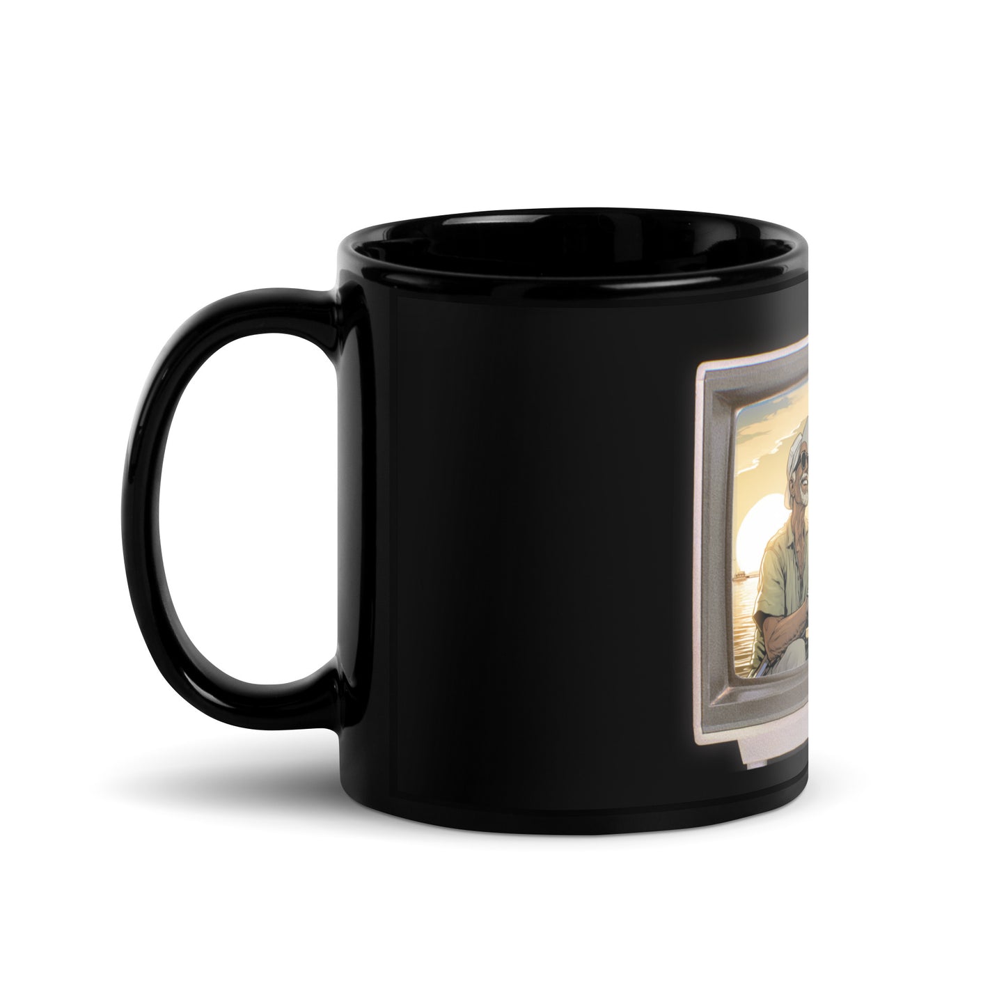 Black Glossy Mug