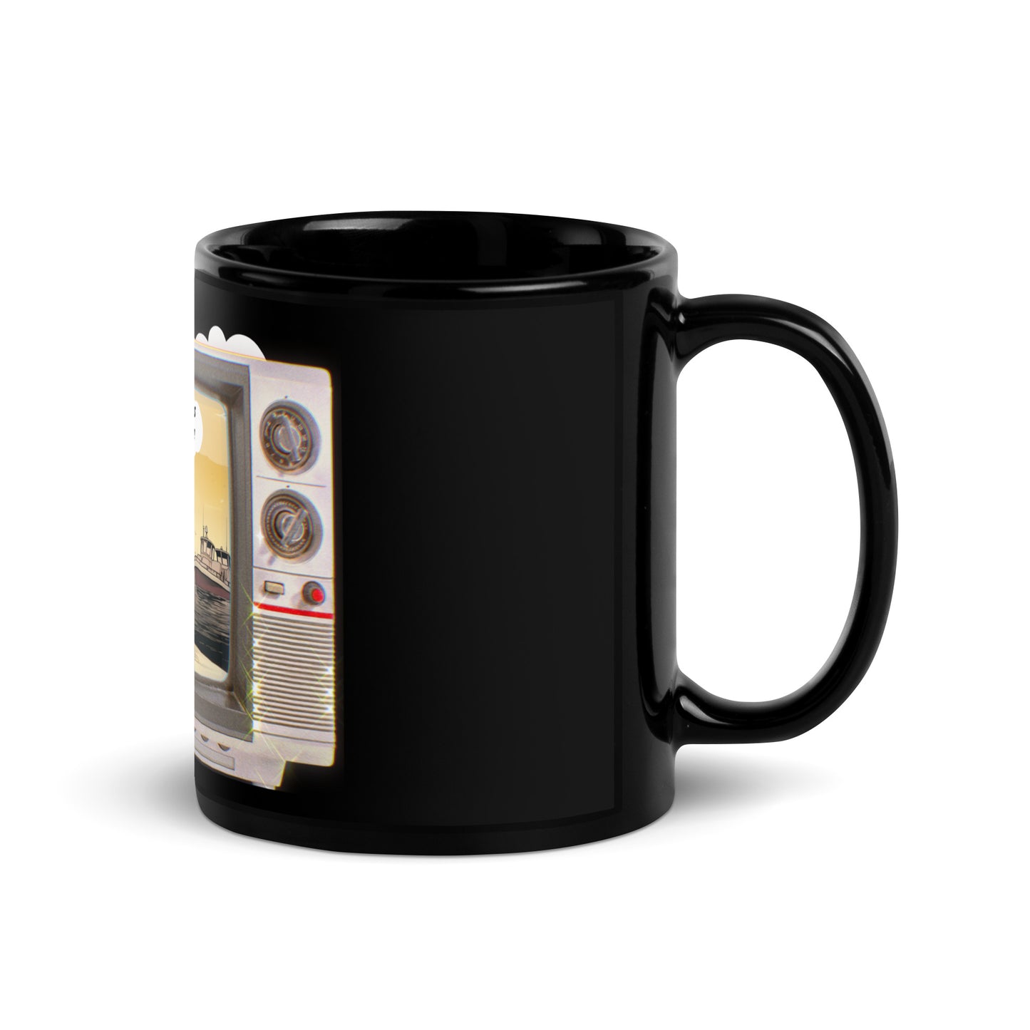 Black Glossy Mug