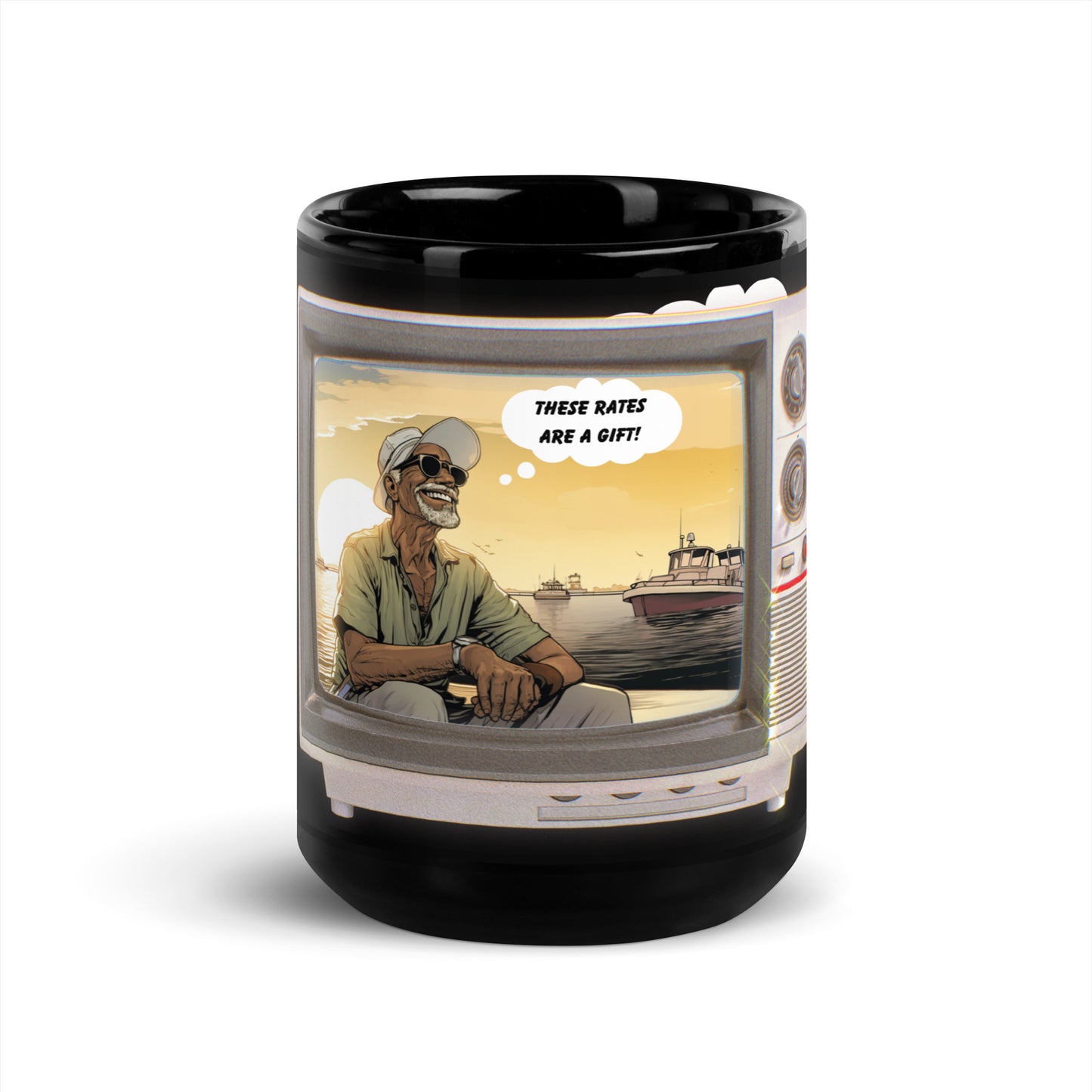 Black Glossy Mug