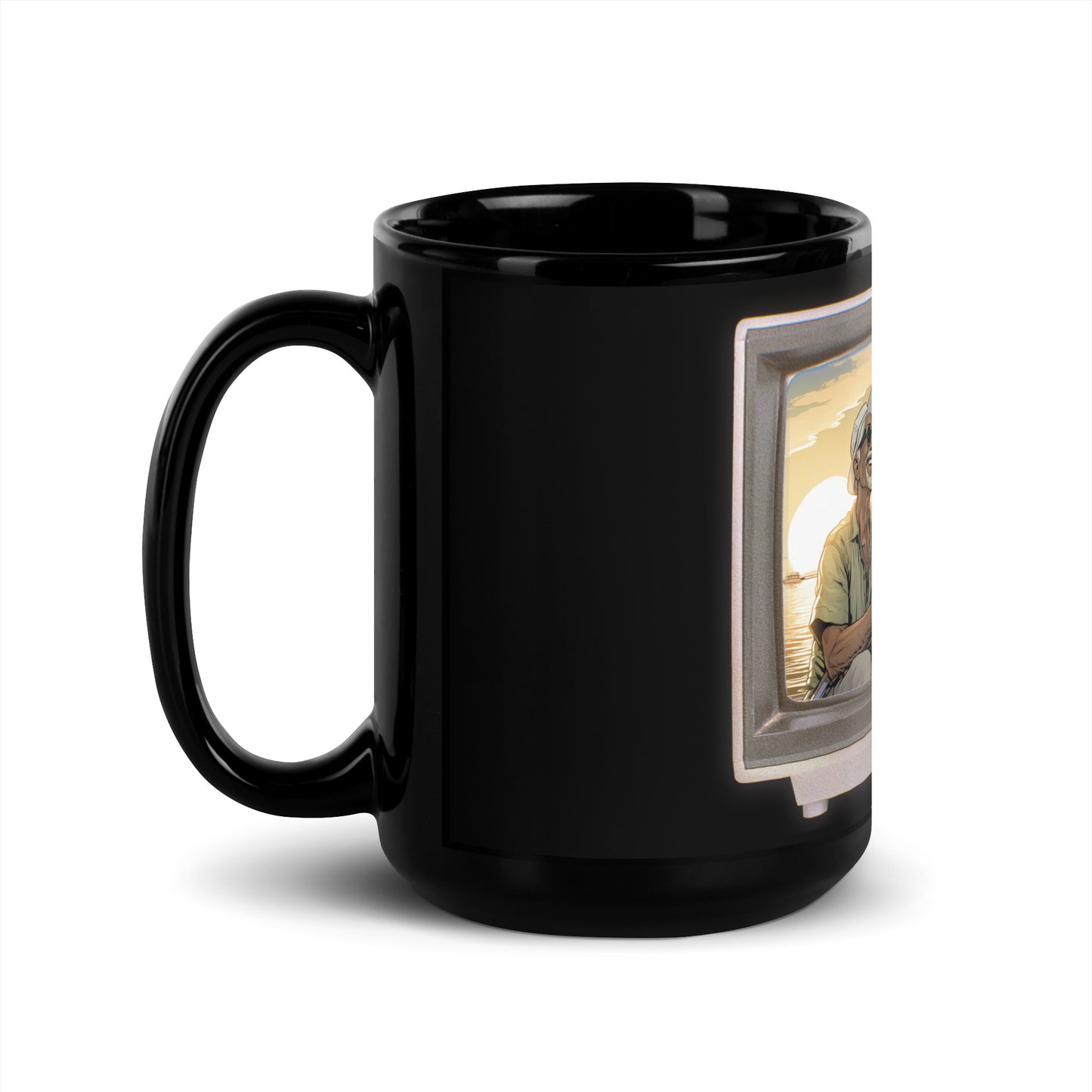 Black Glossy Mug