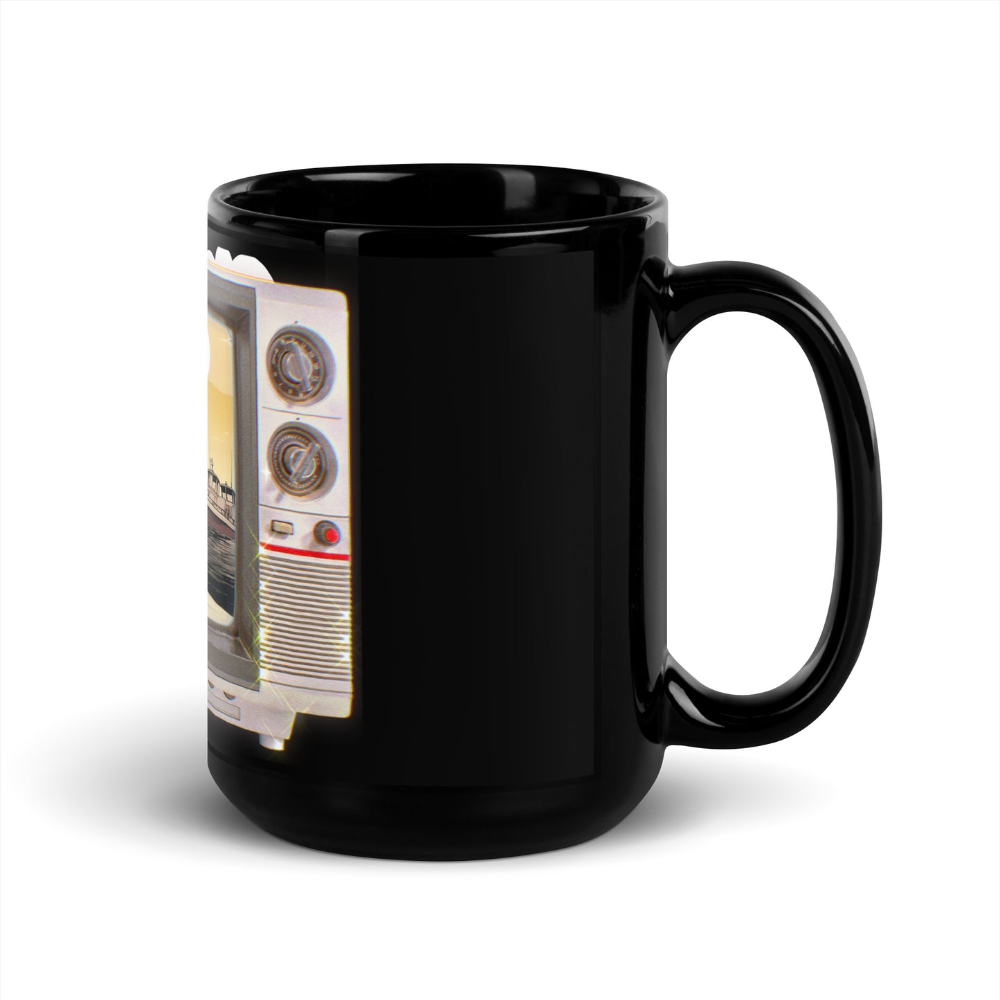 Black Glossy Mug