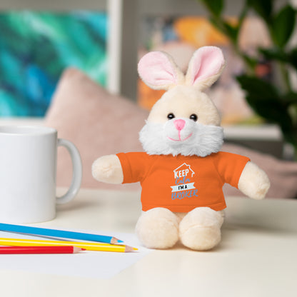 Keep Calm I'm A Broker Stuffed Animals with Tee