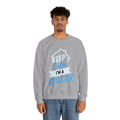 Keep Calm I’m a Realtor Unisex Heavy Blend™ Crewneck Sweatshirt