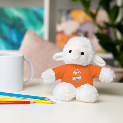Keep Calm I'm A Broker Stuffed Animals with Tee