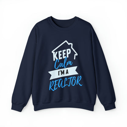 Keep Calm I’m a Realtor Unisex Heavy Blend™ Crewneck Sweatshirt