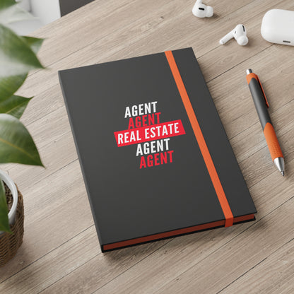 Real Estate Agent Color Contrast Notebook - Ruled