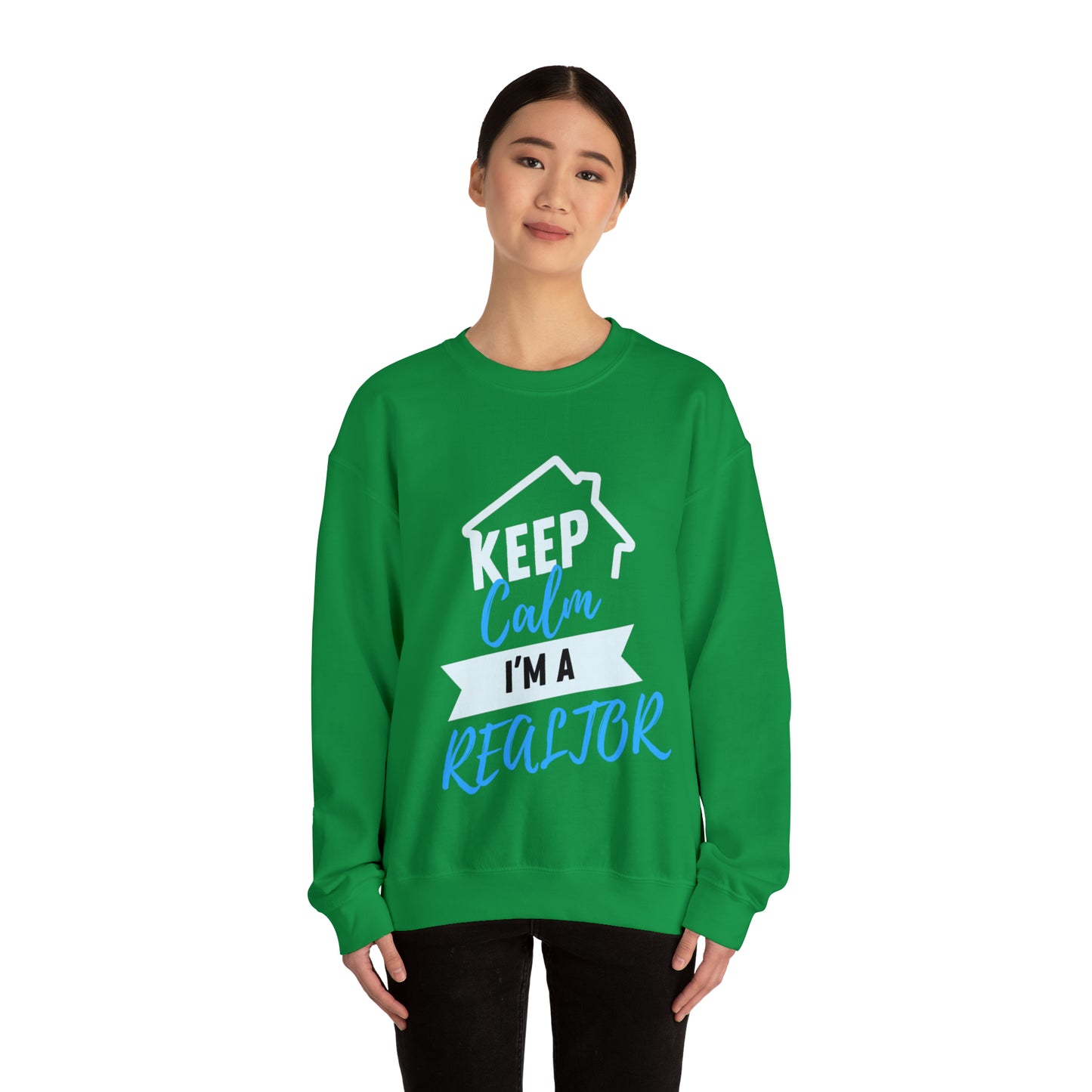 Keep Calm I’m a Realtor Unisex Heavy Blend™ Crewneck Sweatshirt