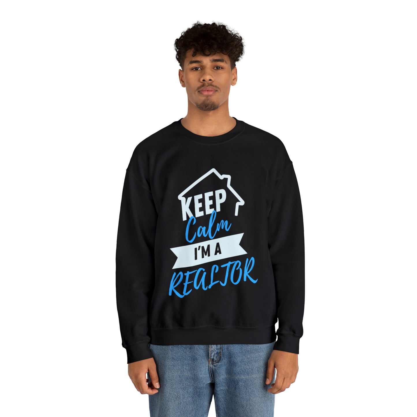 Keep Calm I’m a Realtor Unisex Heavy Blend™ Crewneck Sweatshirt