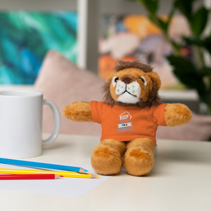Keep Calm I'm A Broker Stuffed Animals with Tee