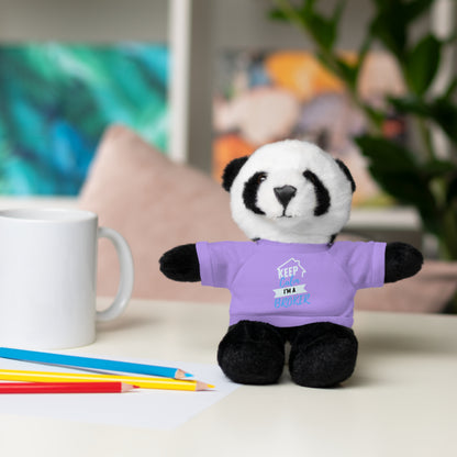 Keep Calm I'm A Broker Stuffed Animals with Tee