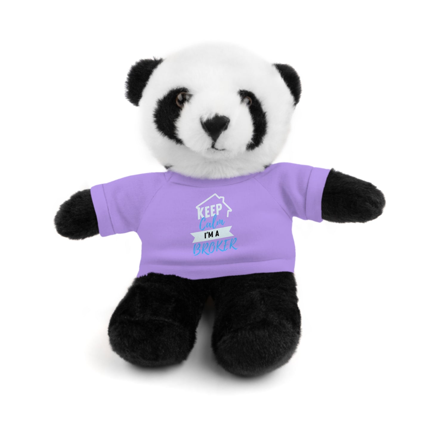 Keep Calm I'm A Broker Stuffed Animals with Tee