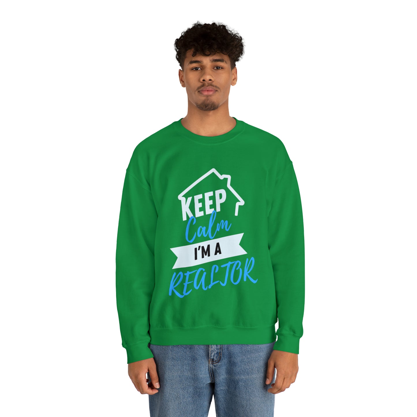 Keep Calm I’m a Realtor Unisex Heavy Blend™ Crewneck Sweatshirt