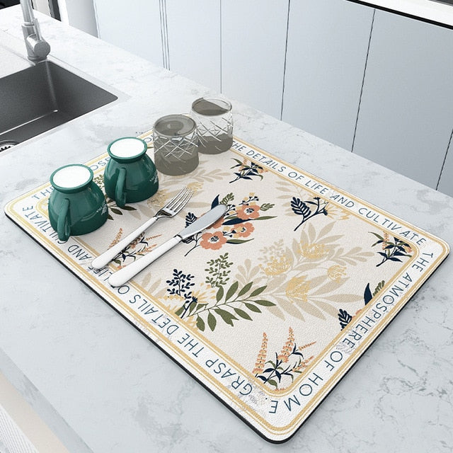 Super Absorbent Kitchen Draining Mat - Closing gifts