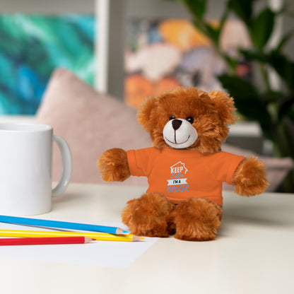 Keep Calm I'm A Broker Stuffed Animals with Tee