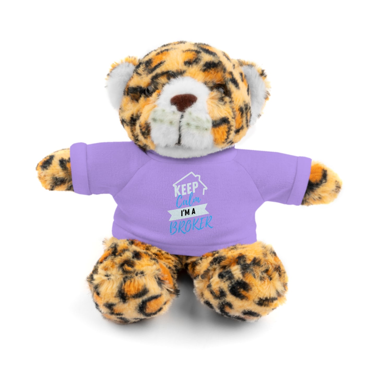Keep Calm I'm A Broker Stuffed Animals with Tee