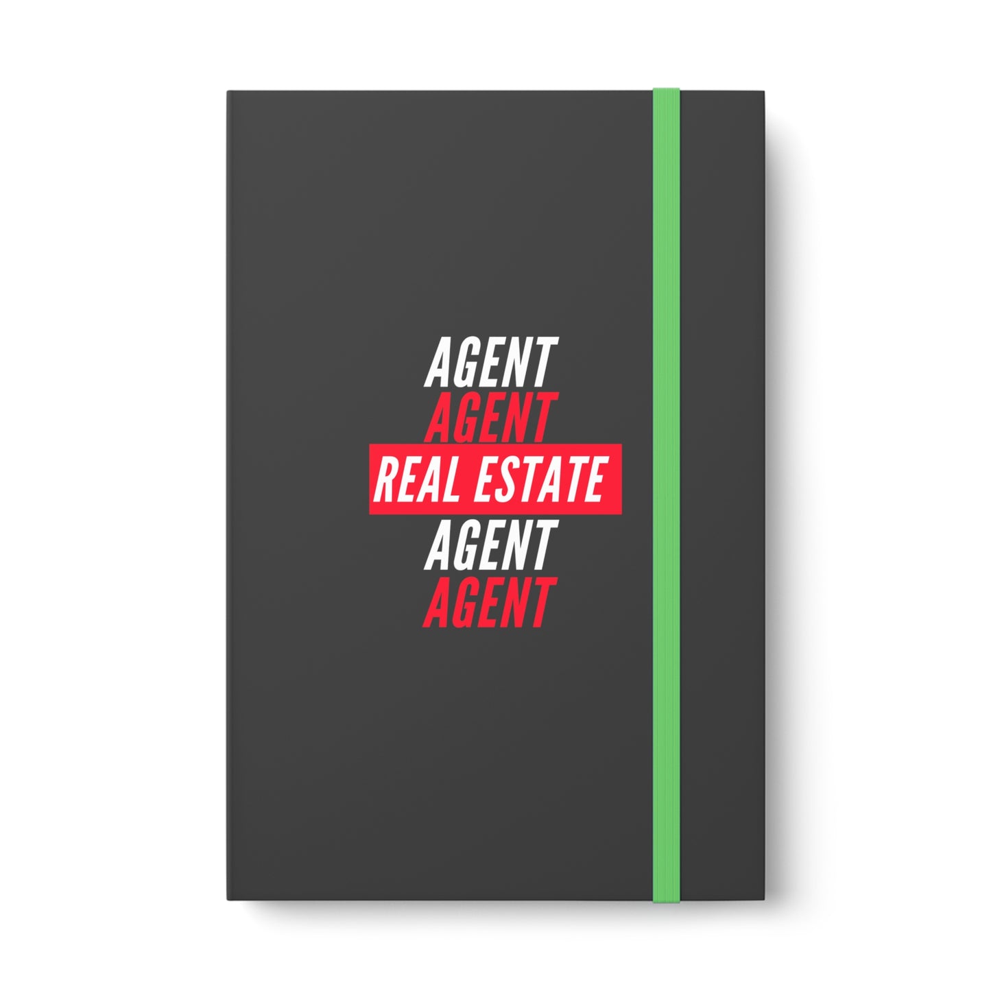 Real Estate Agent Color Contrast Notebook - Ruled