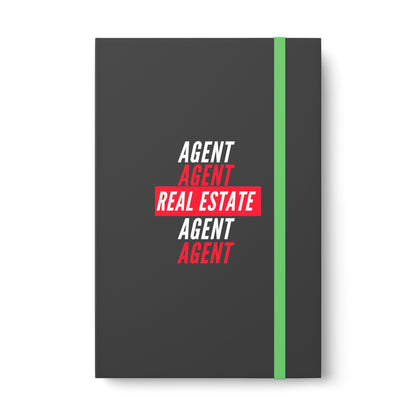Real Estate Agent Color Contrast Notebook - Ruled