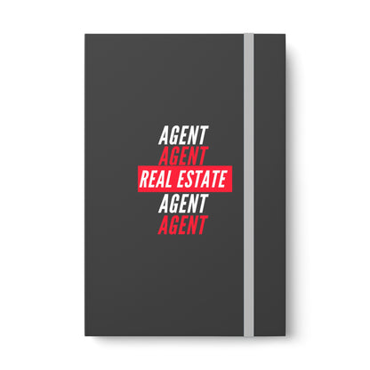 Real Estate Agent Color Contrast Notebook - Ruled