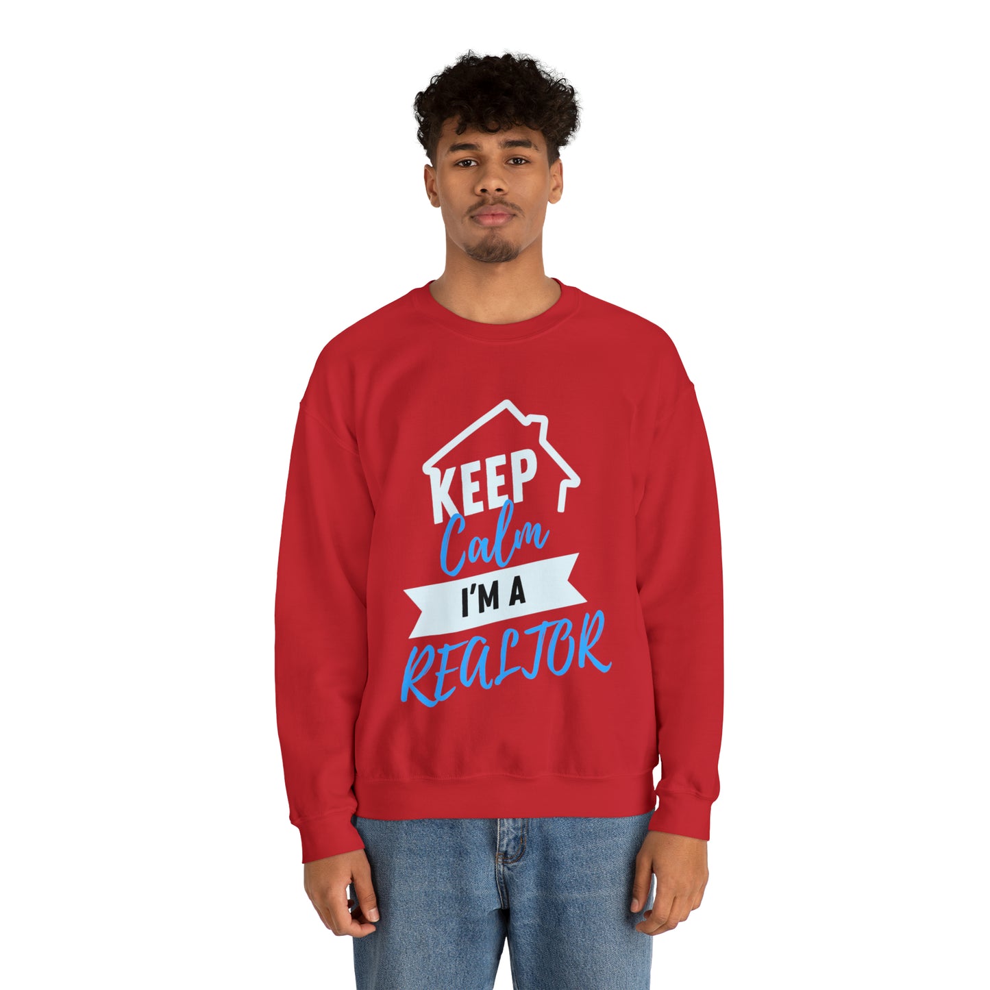 Keep Calm I’m a Realtor Unisex Heavy Blend™ Crewneck Sweatshirt