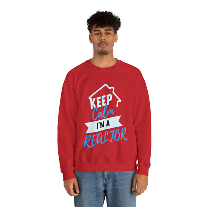 Keep Calm I’m a Realtor Unisex Heavy Blend™ Crewneck Sweatshirt