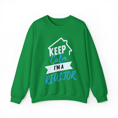 Keep Calm I’m a Realtor Unisex Heavy Blend™ Crewneck Sweatshirt