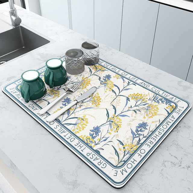 Super Absorbent Kitchen Draining Mat - Closing gifts