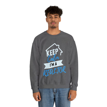 Keep Calm I’m a Realtor Unisex Heavy Blend™ Crewneck Sweatshirt