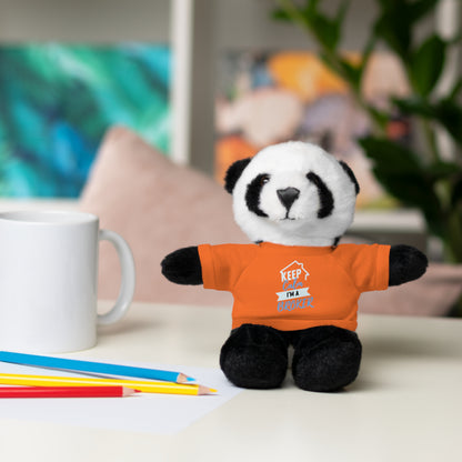 Keep Calm I'm A Broker Stuffed Animals with Tee