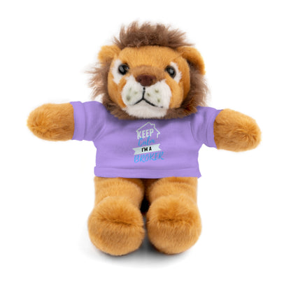 Keep Calm I'm A Broker Stuffed Animals with Tee