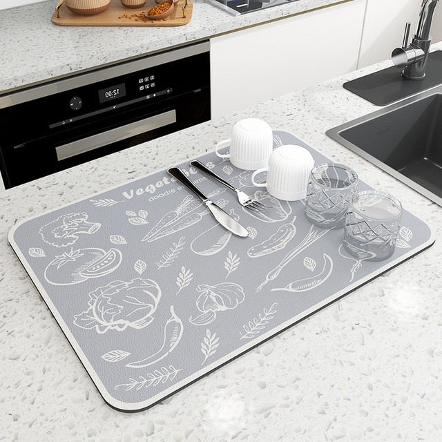 Super Absorbent Kitchen Draining Mat - Closing gifts
