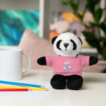 Keep Calm I'm A Broker Stuffed Animals with Tee