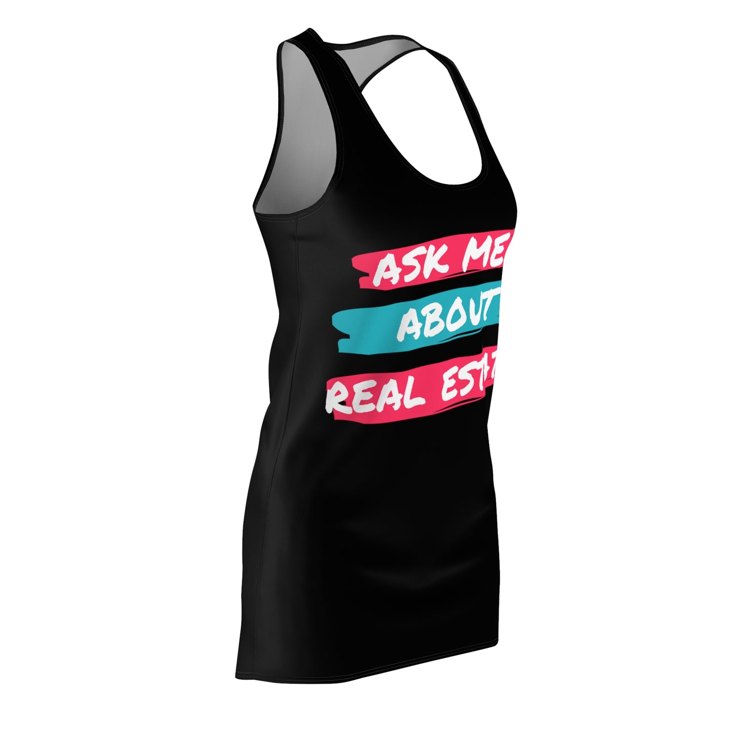 Ask me about Real Estate Women's Cut & Sew Racerback Dress (AOP)
