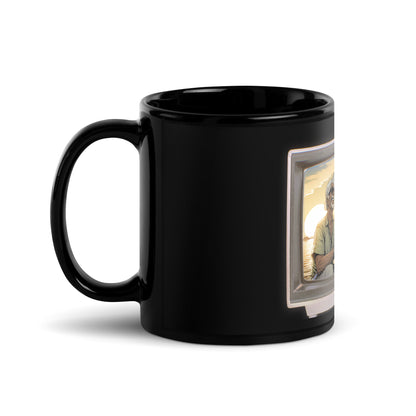 Black Glossy Mug