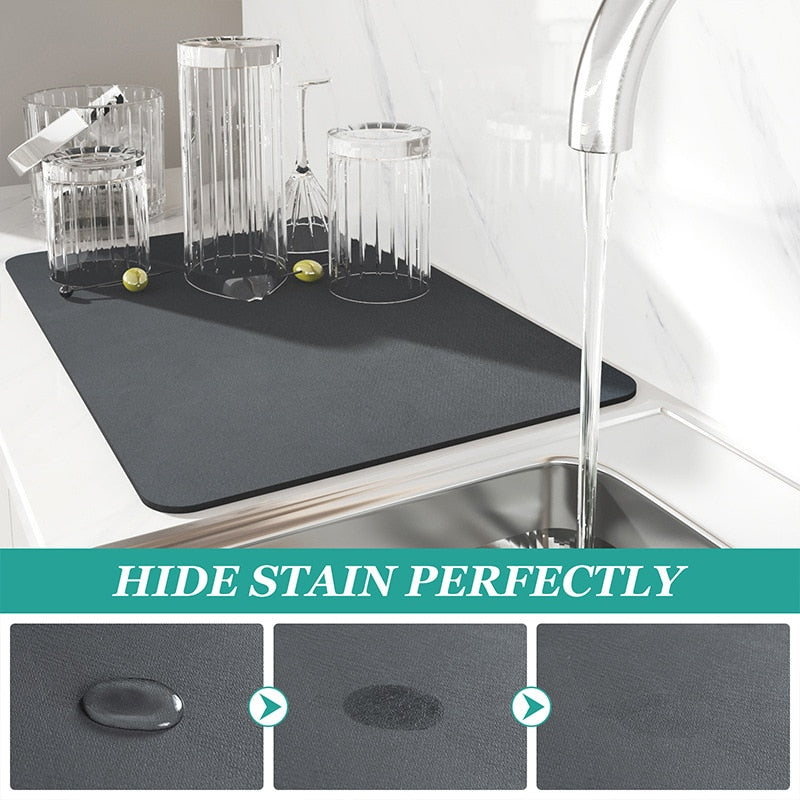 Super Absorbent Kitchen Draining Mat - Closing gifts